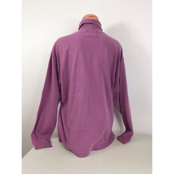 Cuffys of Cape Cod Vintage Turtleneck Top Womens Large - Picture 2 of 6